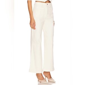 REVOLVE "Rolla's Sailor in Buttercream Jeans," size 24